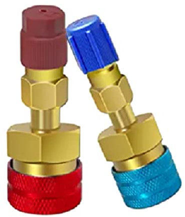 Csnbfiop Schlauchadapter Low Side Schnellkupplung Verbindungsstück Für Auto Klimaanlage Aufladung R1234YF Kupplungsadapter 2 X