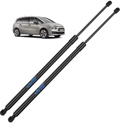 Koaudb 2x Amortiguador Maletero para Citroen C4 Grand Picasso 2 Grand C4 Spacetourer 2013 Onwards Resorte de Gas Maletero 630N 670MM Amortiguador Maletero Muelle de Maletero Reemplaza #9806879280