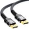 BITHAI 16K DisplayPort 2.1 Cable DP 2.0 Cable 16K@60Hz, 10K@60Hz, 8K@120Hz, 4K@240Hz 165Hz 144Hz 80Gbps HDR10 HDCP DSC 1.2a FreeSync G-Sync Display Port 2.1 Cord for Gaming Monitor (6.6ft)