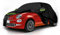 Autoabdeckung Wasserdicht Ersatz Kompatibel mit FIAT 500 500C 500E Abarth 500 2007-2024, Auto Vollgarage Autoplane Autohülle, Allwetter Autoabdeckungen mit Reißverschluss für Sonne Regen Schutz