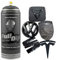 AutoFullCar Full Dip Flüssigvinyl, 1 Full Dip-Spray, schwarz, matt, 400 ml, ideal zum Bemalen von Logos, Abzeichen, 2 Spiegelhüllen, Frontgrills, Zierleisten - Wrapping