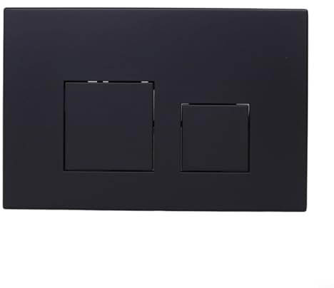 Dual Flush Plate Dual Button Toilet Flush Plates(Black)