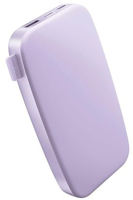 Fresh 'n Rebel Powerbank 18000mAh - USB-C in & Out - Schnelles Aufladen (Fast Charge 20W) - 6 Sicherheitsmerkmale - Tragbarer externer Akku für iPhone und Android (Dreamy Lilac)