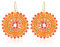 Perlenohrringe für Damen, für Sommer, Perlen-Kristalle, Glasperlen, baumelnd, Bohemia, geeignet für Strand, modische Ohrringe, Glas, Kein Edelstein