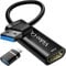 VIXLW Carte de Capture Vidéo 4K HDMI vers USB, 1080P Full HD Carte d'acquisition Camlink, Windows Linux Mac OS, Caméra,DV,Flux Multimédia,Jeu,Diffusion en Direct(Noire)