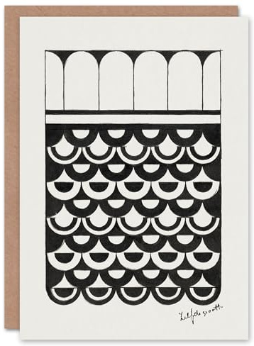 Artery8 Samuel J De Mesquita Art Card Geometric Ornament of Scales