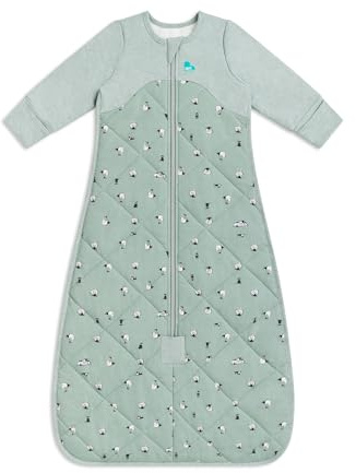 Love To Dream™ Sleep Bag | Long Sleeve, Lightweight Wearable Blanket & Quilt | 2.5 TOG Ideal for Winter & Autumn (16–20°C) | Machine Washable Cotton & Double Zip