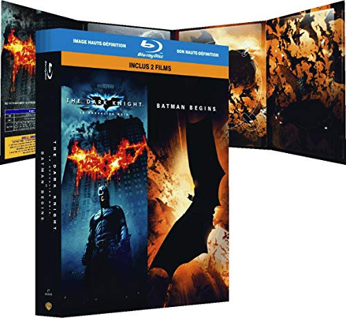 The Dark Knight, le chevalier noir - Batman Begins : coffret 2 Blu-ray [Blu-ray]