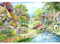 The House of Puzzles - River Cottage Jigsaw - Big 250 Piece Jigsaws For Adults & Kids, Extra Large Pieces, Artist Illustrated, Scenic Landscape, Deluxe Puzzle Gifts