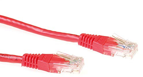 ACT CAT6 LAN Kabel 0.5 m Ethernet, 10/100/1000/Mbit/s, RJ45, U/UTP Netzwerkkabel, 250 MHz, PoE, Vollkupferleitungen, für Switch, Router, Patch Panel, TV, PC & Laptop - IB8500