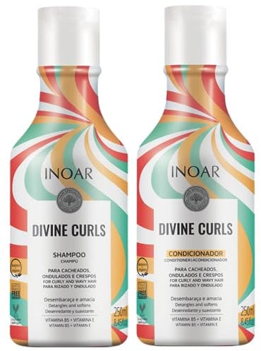 Duo Divine Curls Shampoing et après-shampoing pour cheveux bouclés