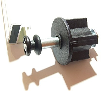 AWITALIA - TAPPO SCORREVOLE TENDA GIARDINO MINI TAPPO PER TERMINALE TENDA DA SOLE CON DIAMENTRO MM.60 COLORE NERO/BIANCO TUTTO IN NYLON SINTETICO SILICONATO GARANZIA 5 ANNI MADE IN ITALY 