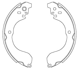 TRW GS8813 Brake Shoes and Accessories