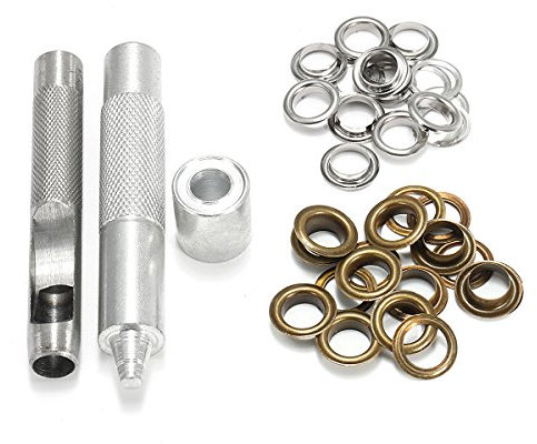 TuToy Öse Stanzwerkzeug Set 20 Sätze Öse Lederhandwerk Tool Kleidung Tülle Banner -