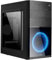 Aerocool CS105 - Caja de PC MicroATX, ventana acrílica, ventilador LED, Azul