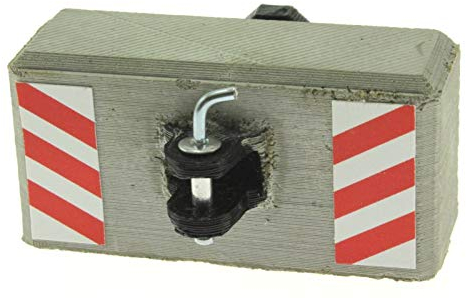 Beton Gewicht mit Kupplung für Siku Traktoren 1:32