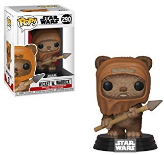 Funko POP! Bobble: Star Wars: Wicket - Vinyl-Sammelfigur - Geschenkidee - Offizielle Handelswaren - Spielzeug Für Kinder und Erwachsene - Movies Fans - Modellfigur Für Sammler und Display