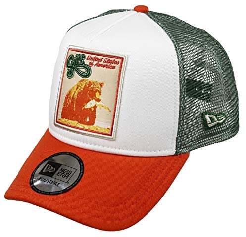 New Era California Bear Multicolour A-Frame Adjustable Trucker Cap - One-Size