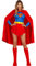 Funidelia | Déguisement Supergirl pour Femme Kara Zor-El, Super héros, DC Comics - Déguisement pour Adultes et Accessoires pour Halloween, Carnaval et fêtes - Taille S - Rouge