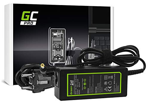 GC PRO Caricabatterie per Acer Extensa 5230 5235 5320 5410 5420 5430 5510 Laptop Notebook Portatile Caricatore Alimentatore (19V 3.42A 65W)