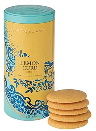 FORTNUM & MASON, Piccadilly Lemon Curd Biscuits, 200g tin