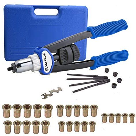 Profi Nietzangen-Set， Nietmutternzange ink.150 Nietmuttern in M5 M6 M8 M10 M12 je 30 Stück