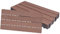 YRHome 6 Stück WPC Klickfliese Terrassenfliesen Holzoptik Balkonfliesen 30x60cm Terrassen Garten Fliese Terrassendielen mit Stecksystem Drainage Kunststoff 1m² für Balkon Garten Braun