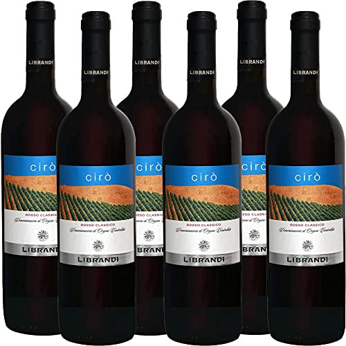 Vino Rosso Cirò Classico Doc | Librandi | Calabria | 6 Bottiglie 75Cl | Idea Regalo