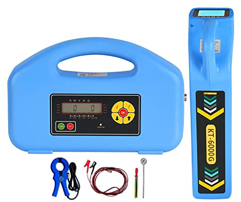 High-Precision Underground Pipe Locator, 6M Wireless Underground Cable Location Device 4 Modes 512 Hz, for Detection of Wall and Underground Cables, Electrical Lines and Gas Supply Pipeline Path