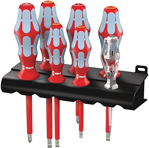 Wera VDE Screwdriver Set, 7-Piece Slotted Head