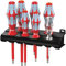 Wera VDE Screwdriver Set, 7-Piece Slotted Head