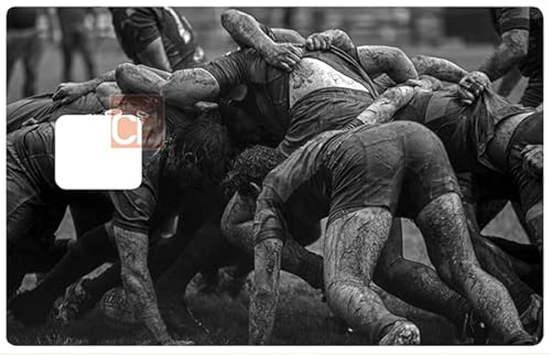 Aufkleber für Bankkarte, Rugby, US-Format