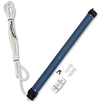 CC-Style Roller Shutter Motor - for 40 mm Octagonal Shaft - with Mechanical Limit Switch - Roller Shutter Drive - Tubular Motor - with Accessories (Tensile Force 13 Nm 29 kg (SW40))