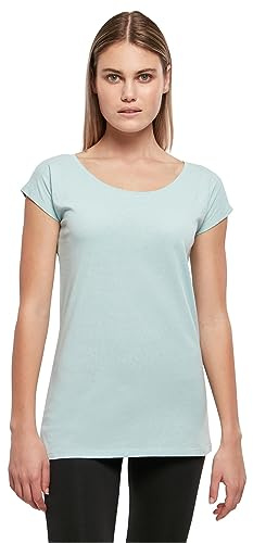 Build Your Brand Damen Bb013-ladies Wide Neck Tee T-Shirt (1er Pack)