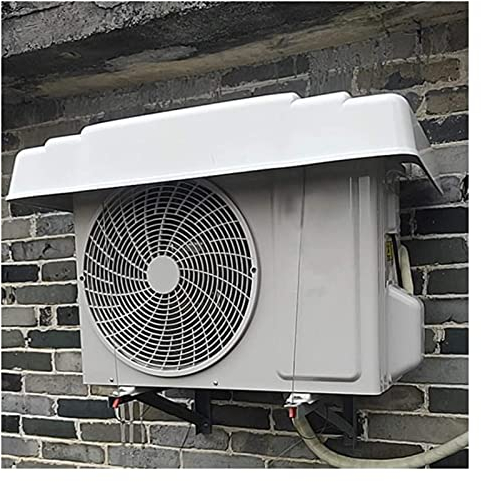 Cubierta de Aire Acondicionado para Exteriores, Cubierta Superior de Aire Acondicionado de Ventana para Unidades Exteriores, Cubierta Dura de plástico PVC antilluvia, Polvo de Nieve, toldo p