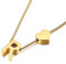 Mesnt Ketten Edelstahl Schmuck, Edelstahl 1.2mm Kette mit beweglichem Herz und Buchstabe R 50cm Länge für Frauen Gold