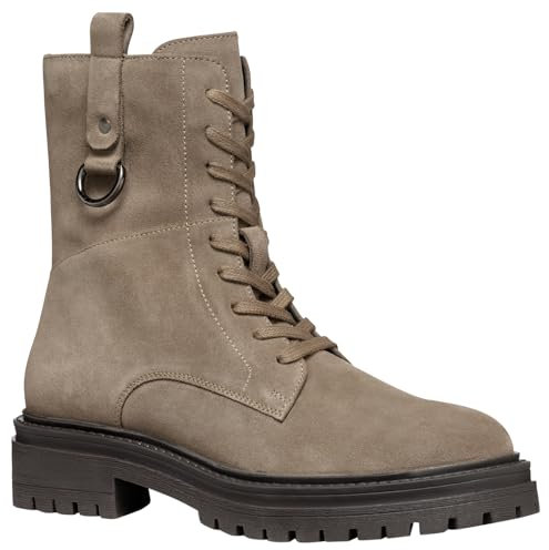 Geox D Iridea B, Stivale alla Caviglia Donna, Tortora, 38 EU
