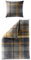 JACK by Bierbaum Biber Bettwäsche 2 TLG. 135x200cm Strickmuster Ocker Gold Rost Grau Anthrazit