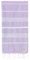 Blue Beach Turkish Towel - 100x180cm Large Turkish Hammam Peshtemal Towel - Super Absorbent, Quick Dry, Sand Free, Lightweight, Compact Towels for Swimming, Bath, Yoga Gym, Sauna and Travel (Lilac)