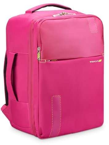 RONCATO SPEED zaino da viaggio | bagaglio a mano 40x20x30 cm - dimensioni bagaglio cabina underseat - Fucsia