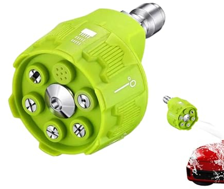 Ugello spruzzatore per idropulitrice, Ugello multifunzione per idropulitrice Max 3500 Psi, per idropulitrici portatili, punte di connessione da 1/4 pollici, ugello a pressione per pav