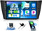 CAMECHO 2+64G Android 13 Autoradio 9 Zoll für BMW 3ER E90 E91 E92 E93 (2005-2011), Navi Bluetooth Radio mit Wireless Carplay Android Auto WiFi GPS FM/RDS +Canbus Rückfahrkamera mit HD Touchscreen
