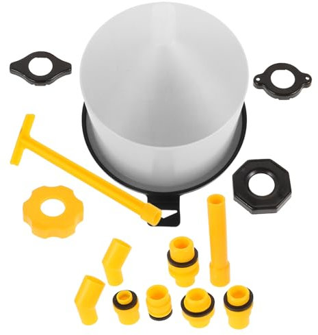 Gatuida 1 Juego Embudo Anticongelante Kit De Embudo De Llenado De Radiador Herramienta Para Derrames De Refrigerante Embudo De Enfriamiento Embudos Para Uso Automotriz El Plastico