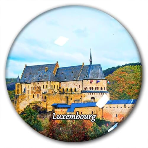 Luxemburg-Magnet, Kühlschrankmagnet, Aufkleber, Souvenirs, Reiseglas