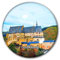 Luxemburg-Magnet, Kühlschrankmagnet, Aufkleber, Souvenirs, Reiseglas