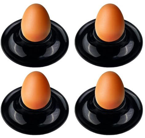 TERRARIDE Portauovo 4 Pezzi Porta Uova,Portauovo alla Coque,Portauova per Colazione,Portatile Portauova Creativo per Casa,Cucina,Ristorante in Forno a Microonde e Lavabile in Lavastoviglie
