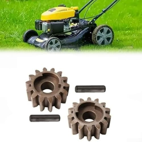 2 x Antriebsritzel 14 Zähne R + L Antriebsritzel + 2 x Driver Pin, für Rasenmäher Ersatzteile