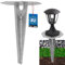 KOTARBAU® Erdspieß Einschlaghülse für Gartenbeleuchtung 190 mm verzinkter Stahl Erdungsspieß Bodenanker Erdanker Einschlagbare Bodenhalterung für Gartenlampen Einschlagbodenhülse Bodenhülse Anker