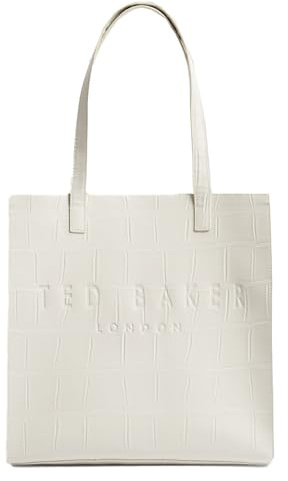 Ted Baker Handtasche Reptcon Croc Effect Icon Bag Ivory creme