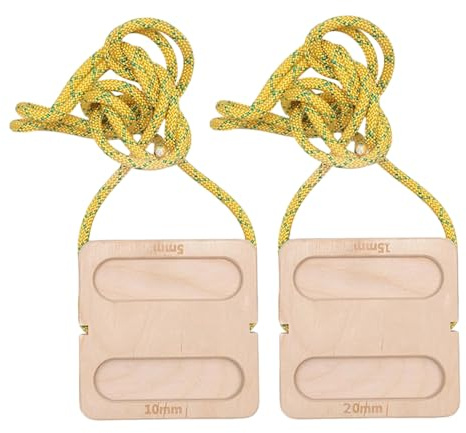 Hangboard da arrampicata | Attrezzatura da 2 pezzi | Hangbboard per arrampicata Grip Trainer | per donne uomini principianti professionisti casa palestra appartamento garage giornata di pioggia